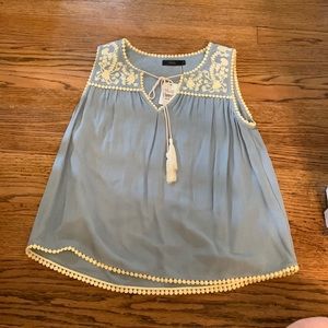 THML small teal top